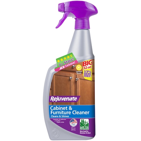 Rejuvenate Rejuvenate Lemon Scent Cabinet and Wood Cleaner 32 oz Liquid RJ32CC